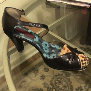 Kenzo calf-black-wool & multi